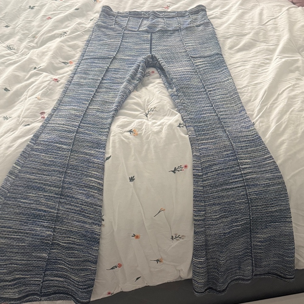 FP Movement by Free People Blue Wide Leg Pants